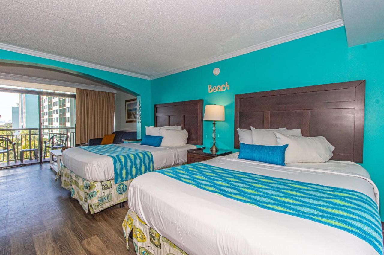 Oversized Ocean View Queen Suite With Beautiful Fireplace And Accents - Sleeps 4 Guests! Myrtle Beach Exterior photo