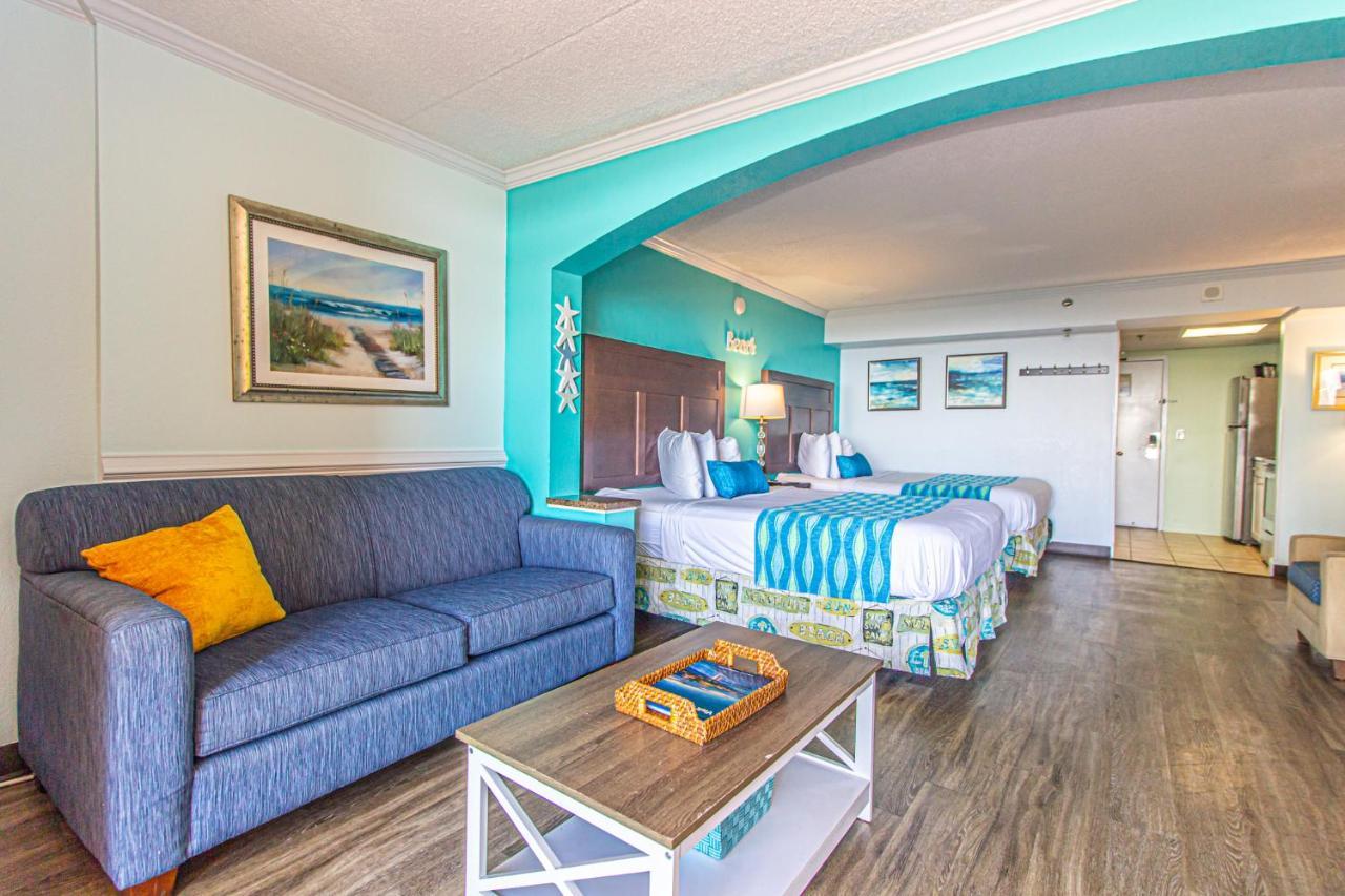 Oversized Ocean View Queen Suite With Beautiful Fireplace And Accents - Sleeps 4 Guests! Myrtle Beach Exterior photo
